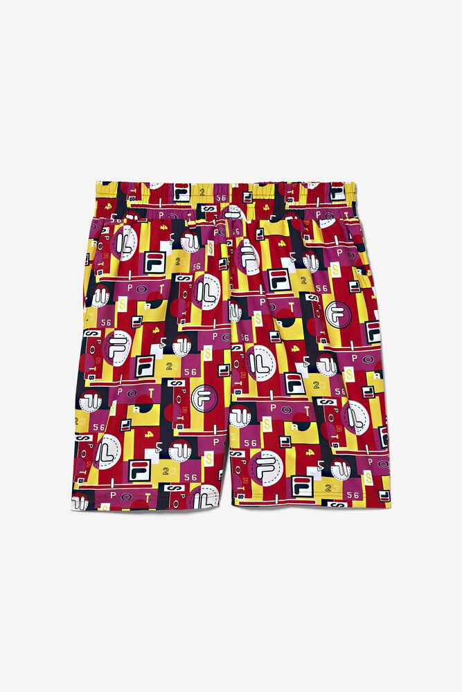 Fila Shorts Mens Multicolor Keme Printed Swim - Ireland 80925-TXYO